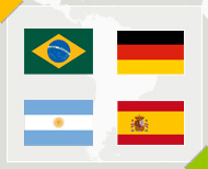 Os favoritos do Mundial